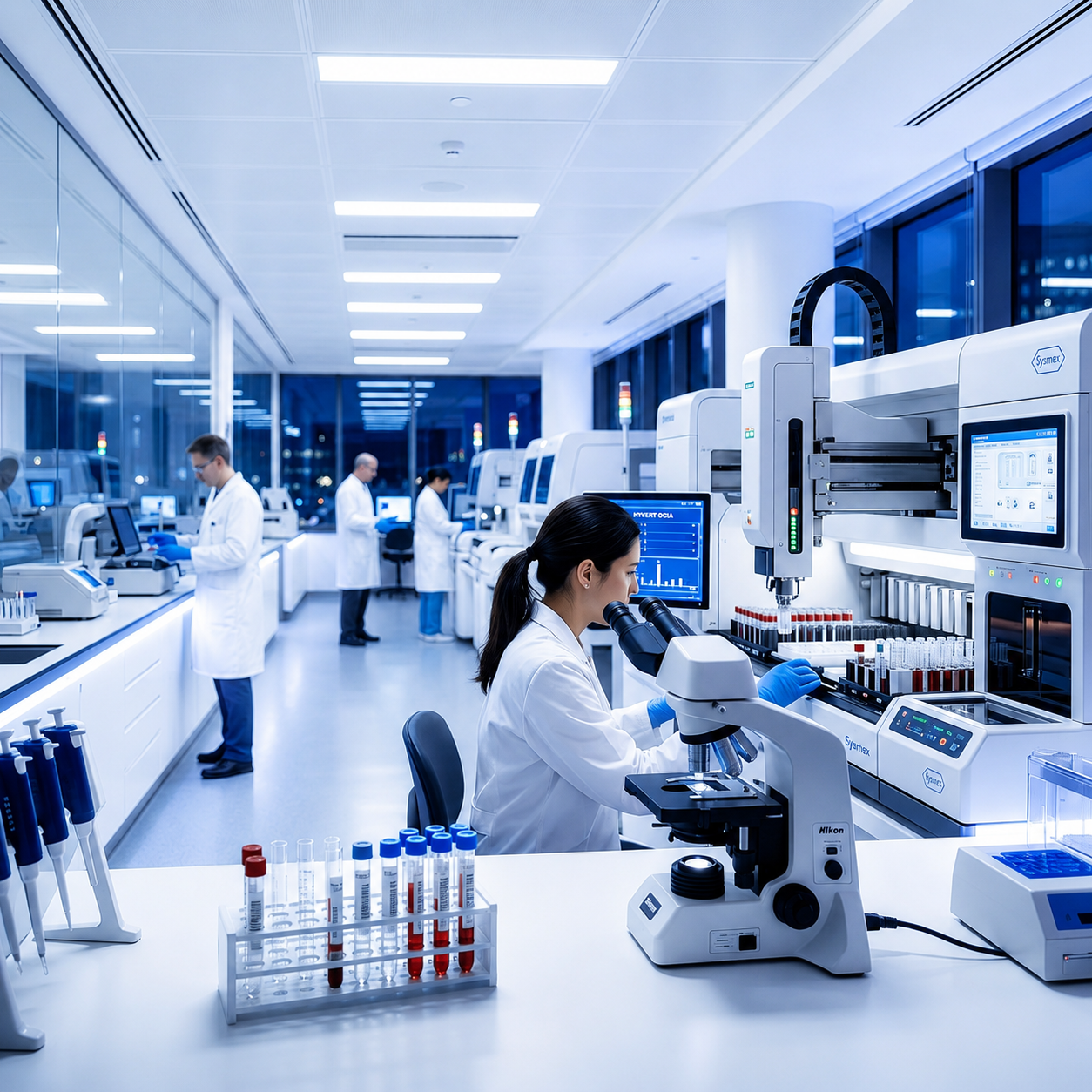 Automatisation d'un laboratoire